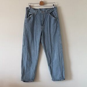 Levi's Blue Striped Relaxed Men Jeans